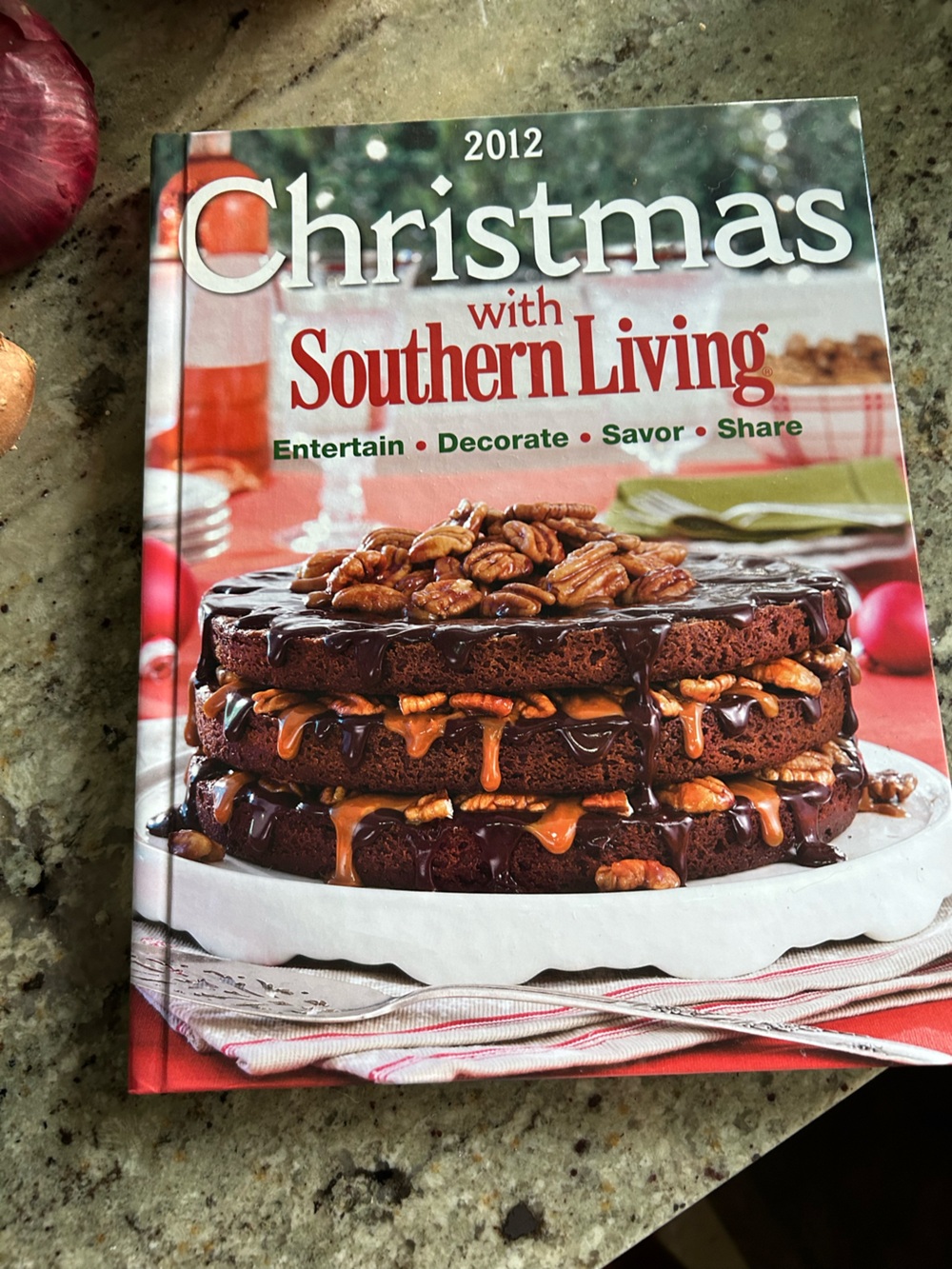 Christmas with Southern Living 2012 Hardcover Holiday Cookbook Decor Planner